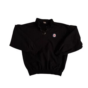 Vintage Toronto « Breakfast Television » Black Quarter-Zip Pullover